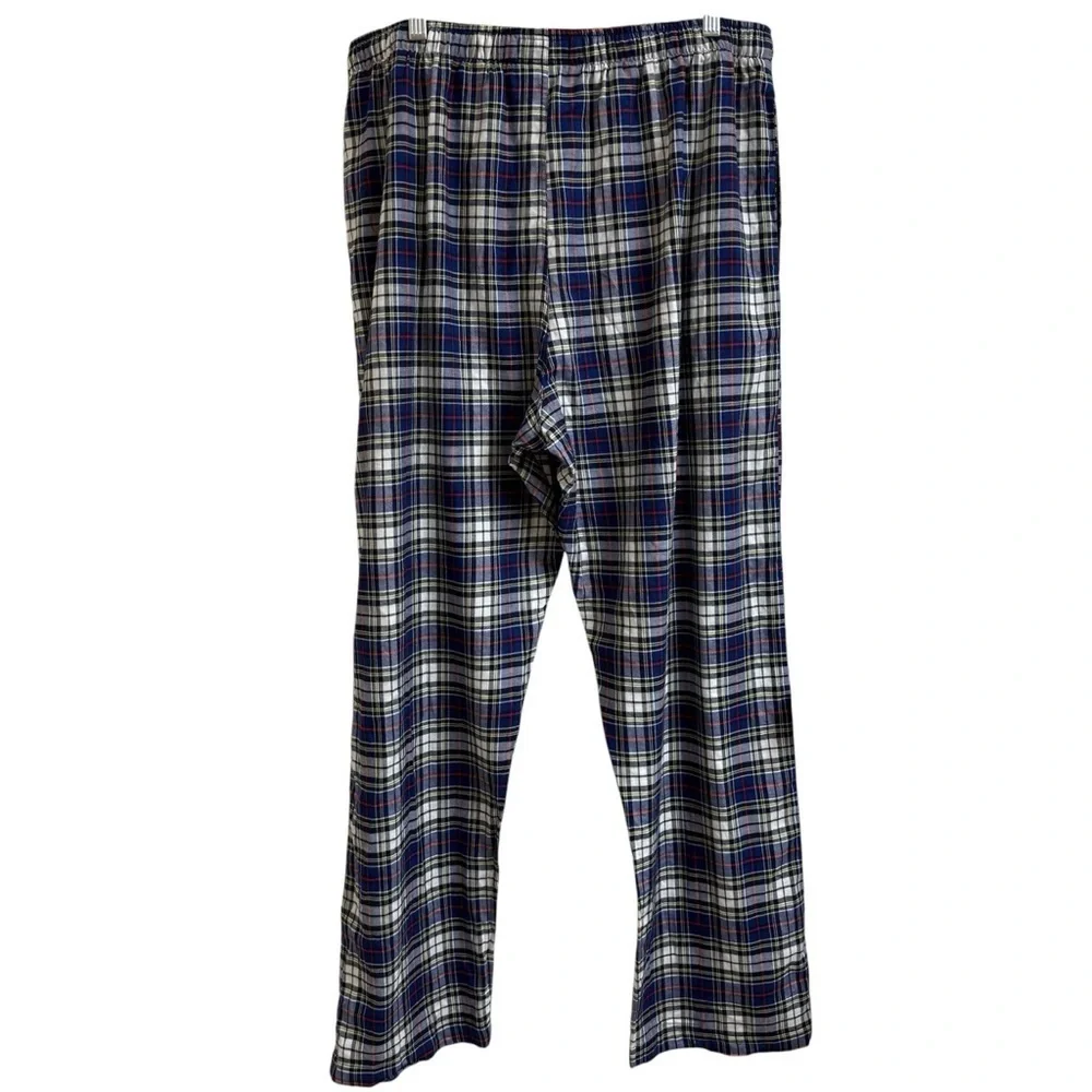 Polo Ralph Lauren Mens Size XL Sleepwear Blue Tartan Plaid Pajama Pants Lounge